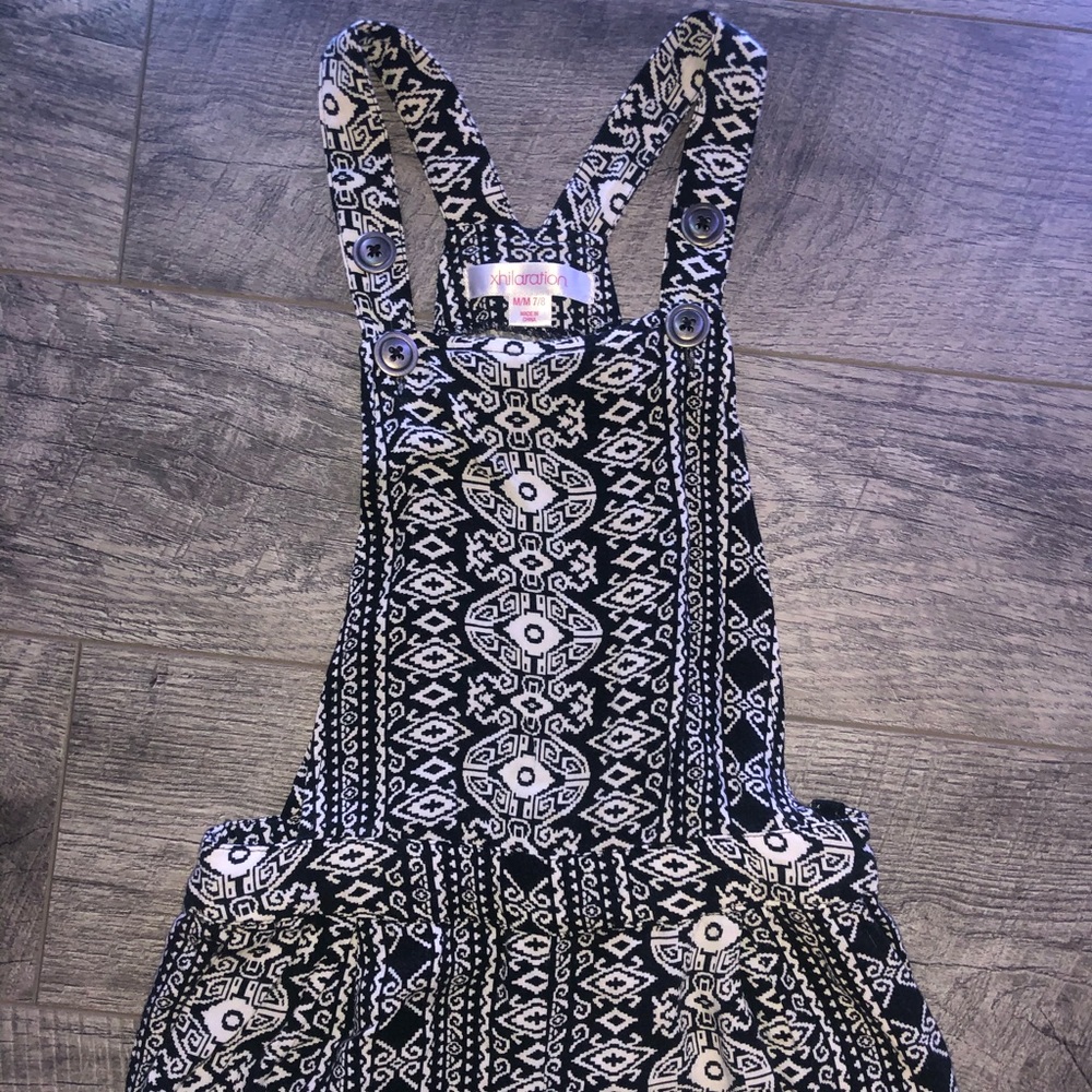 Black and white jumpsuit